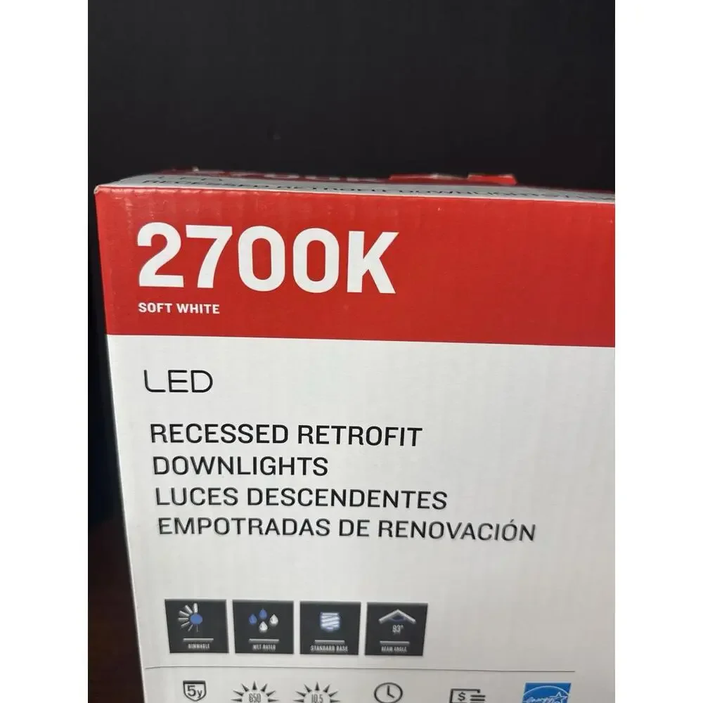 Utilitech LED Recessed Retrofit Downlights 2700K Soft White 5–6in‎ 3-Pack [COPY]